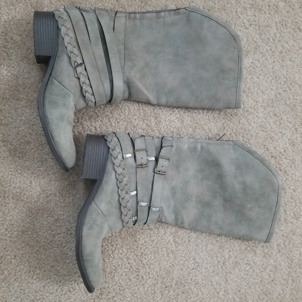 Gray Boots